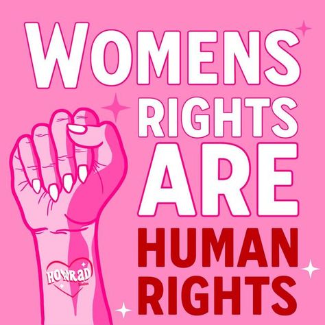 Howrad Studios on Instagram: "Why does the world continue to go backwards, Womens rights are human rights!! 💘" Slogan About Human Rights, Human Rights Slogan, Women’s Rights Quotes, Women's Rights Graphic Design, Womens Rights Poster, Feminism Movement, Women Empowerment Poster, Women Rights Poster, Aaliyah Quotes