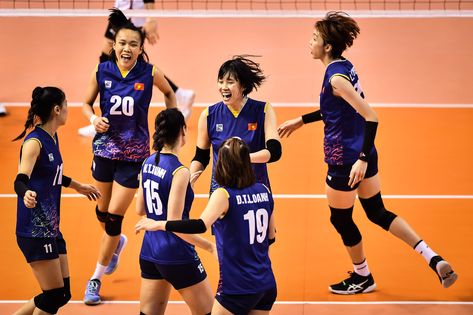 Vietnam Shocks S.Korea to Win Asian Volleyball Championship World Championship, Karate, World Cup, Volleyball, Victorious, Vietnam, Tin