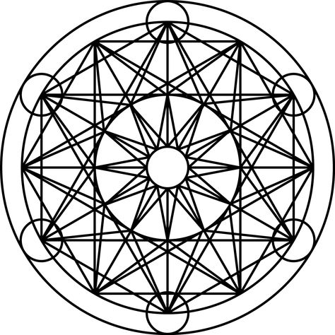 Metatron cube zodiac designs to draw - Google Search Summoning Circle Template, Math Tattoo, Secret Geometry, Calming Crystals, Magic Circles, Crystals Healing Grids, Mandala Logo, Summoning Circle, Metatron's Cube