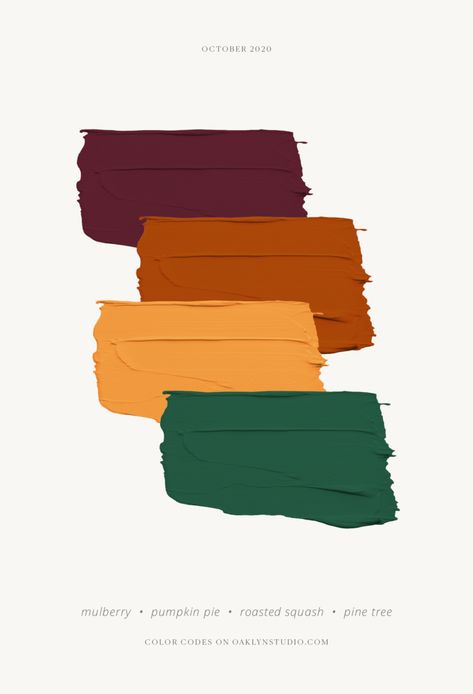 October Palette, 3 Colour Palette, 70s Color Scheme, Color Schemes Interior Design, Art Deco Color Scheme, 4 Color Palette, October Colors, 3 Color Schemes, Color Schemes Colour Palettes