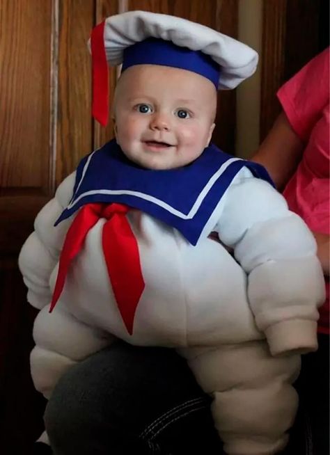 Funny Kid Halloween Costumes, Marshmallow Man Costume, Funny Baby Costumes, Diy Baby Costumes, Newborn Halloween Costumes, Marshmallow Man