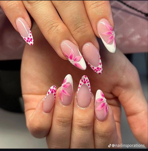 Nails Flower, Girly Acrylic, Cheetah Nails, Amazing Nails, Spring Nail Designs, Summery Nails, Girly Acrylic Nails, Cute Gel Nails, Nails French