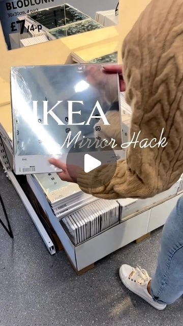 Diy Ikea Mirror Wall, Ikea Mirror Wall, Mirror Over Bed, Ikea Mirrors, Ikea Mirror Hack, Mirror Hack, Camper Beds, Mudroom Bench Seat, Minimalism Home