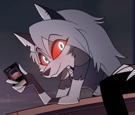 Loona Hellhound, Loona Wolf, Helluva Boss Loona, Loona Helluva Boss, Train Art, Tassen Design, Anime Wolf, Hazbin Hotel And Helluva Boss