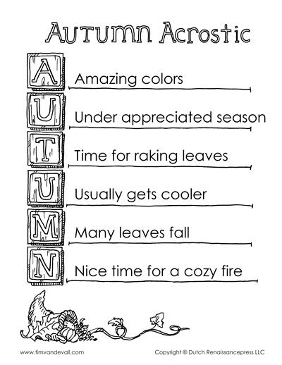 acrostic poem example Acrostic Poem Examples, Acrostic Poem For Kids, Creative Phrases, Poetry Teatime, Free Printable Crossword Puzzles, Acrostic Poem Template, Poetry Templates, Acrostic Poems, Autumn Poems