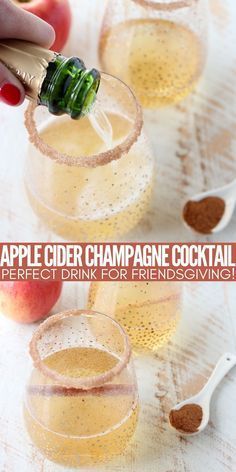 Apple Cider Mimosas Fall Cocktails, Fall Cocktails With Champagne, Thanksgiving Champagne Drinks, Fall Apple Cocktails, Fall Champagne Drinks, Festive Fall Cocktails, Sparkling Apple Cider Cocktail, Autumn Brunch Ideas, Fall Champagne Cocktails