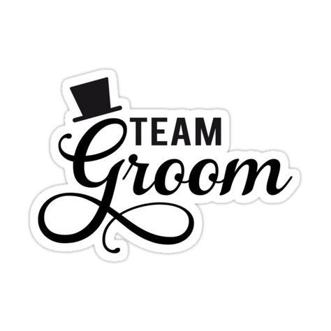 Groom With Hat, Wedding Text, Groom To Be, Alpona Design, Team Groom, Art Text, Design For T Shirt, Groom Shirts, Desi Wedding Decor