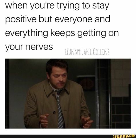 True story Supernatural Jokes, Me At School, Supernatural Castiel, Spn Memes, Supernatural Comic, Supernatural Wallpaper, Supernatural Pictures, Supernatural Quotes, Winchester Supernatural