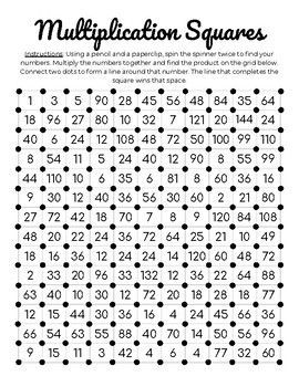 Multiplication Squares 1-12 Multiplication Squares Game, Multiplication Squares Printable, Ace Math, Christmas Multiplication Worksheets, Multiplication Squares, Printable Multiplication Worksheets, Multiplication Worksheet, Multiplication Flashcards, Square Printables