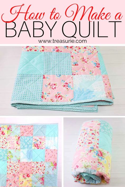 Patchwork, Couture, Simple Crib Quilt Pattern, 8 Fabric Quilt Pattern, Cot Quilt Patterns Free, Building Blocks Quilt Pattern Free, Making A Quilt For Beginners, How To Make Binding For A Quilt, Girly Quilt Patterns