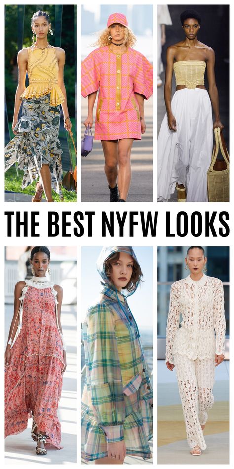 From mainstays like Carolina Herrera and Tom Ford to visitors from across the pond, meet the best NYFW spring 2022 looks. New York Summer, Cool Girl Style, High Fashion Looks, September 2022, Prabal Gurung, The Pond, Create Outfits, Seasonal Fashion, Carolina Herrera