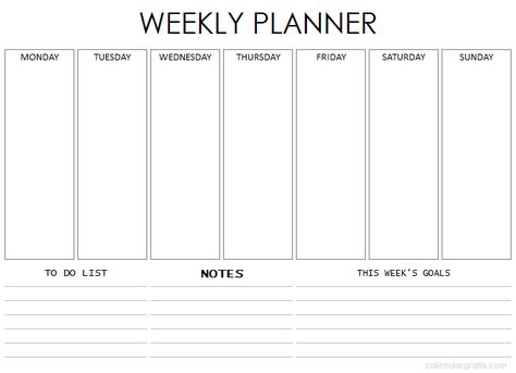 Weekly Planner Template Printable Free | Blank Week Schedule Planner Planner For Students, Planner Template Printable, Printable Schedule, Simple Weekly Planner, Free Printable Calendar Templates, Weekly Calendar Template, Weekly Schedule Printable, Weekly Planner Free Printable, Weekly Schedule Planner