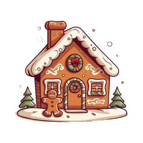 Gingerbread Drawings, Gingerbread House Sketch, Gingerbread House Cartoon, Ginger Bread House Drawing, Gingerbread House Clipart, Gingerbread House Drawing, Gingerbread House Illustration, Kitchen Christmas Gifts, House Clipart