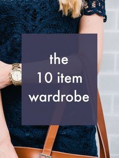 The ten item wardrobe. Some people might think this topic is superficial, but we all have to get dressed. If you put some thought and organization into this daily task, you can completely change your life Brown Based Capsule Wardrobe, Ten Item Wardrobe, 10 Piece Wardrobe, Mode Monochrome, 10 Item Wardrobe, How To Have Style, Vetements Clothing, Minimal Wardrobe, Ted Talk