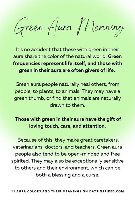 Light Green Aura Meaning, Green Aura Meaning Spiritual, Green Person Meaning, Who Is Your Green Person, Different Aura Colors, Yellow Aura Meaning, Green Aura Meaning, Green Aura Aesthetic, Blue Green Aura