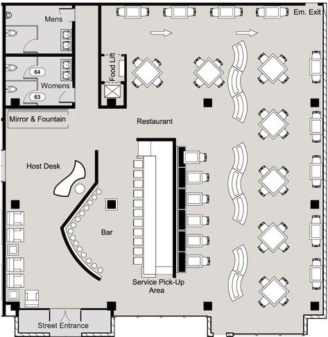 Small Restaurant Floor Plan, Restaurant Floor Plans, Cafeteria Plan, Cafe Floor Plan, Square Floor Plans, Cafe Plan, Restaurant Floor Plan, Restaurant Layout, Restaurant Designs