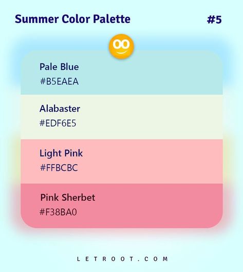 Summer Color Palettes, Color Palette Ideas, Color Design Inspiration, Photo Arts, Hex Color Palette, Graphic Design Infographic, Color Schemes Colour Palettes, Summer Color Palette, Palette Ideas