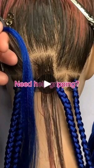 2K views · 178 reactions | Need Help Gripping?
#braidsconnect #boxbraids | Braids Connect | braidsconnect · Original audio Hair Braid Patterns, How To Braid, Short Box Braids Hairstyles, Hair Extensions For Short Hair, Big Box Braids Hairstyles, Vlasové Trendy, African Hair Braiding Styles, Quick Braided Hairstyles, Box Braids Hairstyles For Black Women