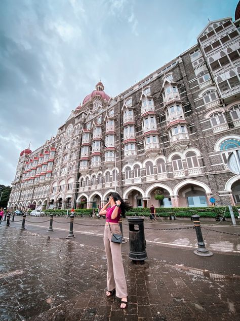 Taj Hotel Mumbai Photography, Mumbai Trip, Mumbai Tour, Marine Drive Mumbai, Gateway Of India, Taj Hotel, Mumbai Travel, Beach Poses By Yourself Photo Ideas, Gate Way