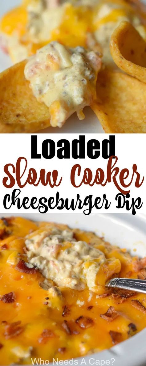 Room Temperature Dips, Appetizer Crockpot, Appetizers Crockpot, Dip Recipes Crockpot, Cheeseburger Dip, Tailgate Snacks, Crockpot Appetizers, Crock Pot Dips, Diy Easy Recipes