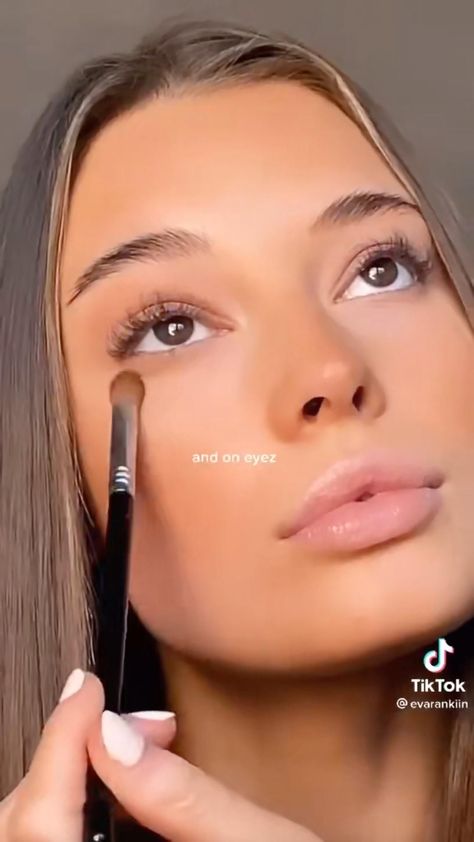 Make Up For Starters, Everyday Make Up Ideas, Brunch Makeup Ideas Natural, Gentle Makeup Natural, Make Up For Everyday, Make Up For Work Natural, Makeup Inspo Videos, Influencer Makeup Tutorial, 1 Layer Makeup