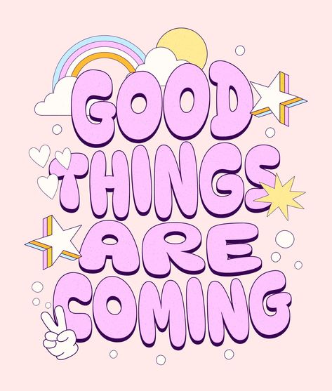 Good Things Are Coming Aesthetic, Good Things Will Come, Image Girly, Preppy Quotes, Red Quotes, Retro Sublimation, Cutie Quote, Good Things Are Coming, Inspo Quotes