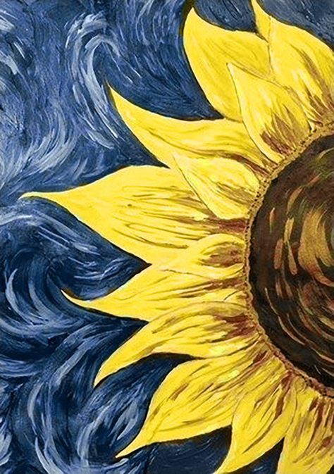 Sun Energy, Sun Painting, Arte Van Gogh, Small Canvas Paintings, Square Painting, Simple Canvas Paintings, Arte Disney, Diamond Embroidery, Sunflower Painting