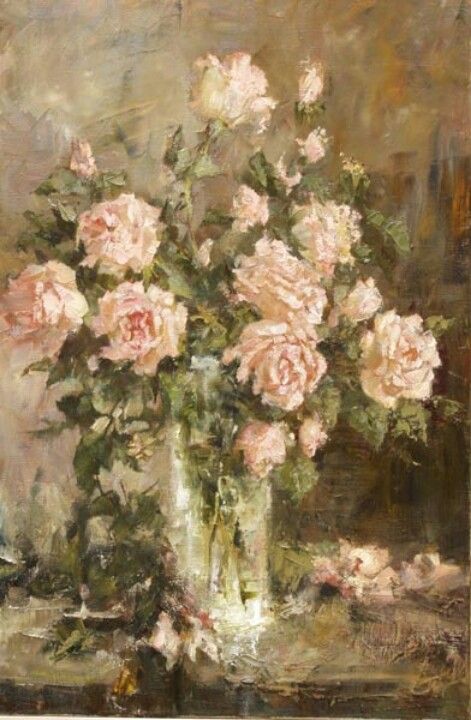 . Rennaissance Art, Victorian Flowers, Ethereal Art, Art Themes, Learn To Paint, Pretty Art, Beautiful Paintings, Floral Painting, Art World