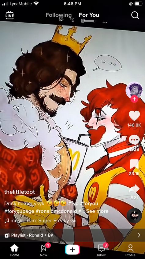 Mcdonald’s X Burger King, Jollibee X Mcdonalds Anime, Burger King Drawing, Ronald X Burger King, Ronald Mcdonald X Burger King Fanart, Kfc X Mcdonald X Burger King, Ronald Mcdonald Fanart Anime, Hot Ronald Mcdonald Fanart, Ronald Mcdonald X Burger King