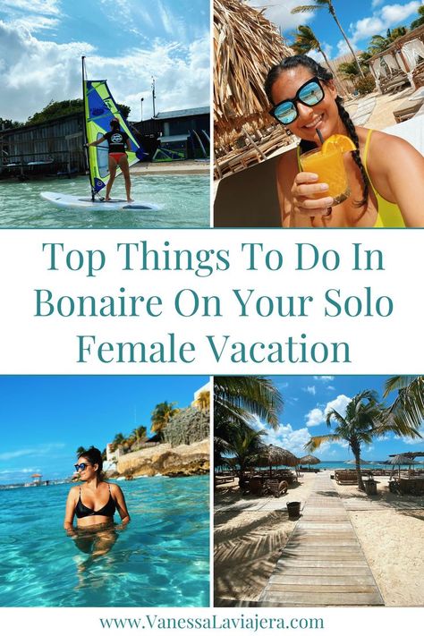 Ready to uncover the top things to do in Bonaire? My latest Bonaire travel tips blog post is your ultimate guide to experiencing the island’s best attractions and activities! From exploring the best beaches in Bonaire to kite surfing, this Bonaire itinerary has something for everyone. Click the link to read more today! Solo Travel Destinations, Solo Female Travel, Best Beaches, Kite Surfing, Female Travel, Solo Travel, Travel Guide, Travel Destinations, Travel Tips