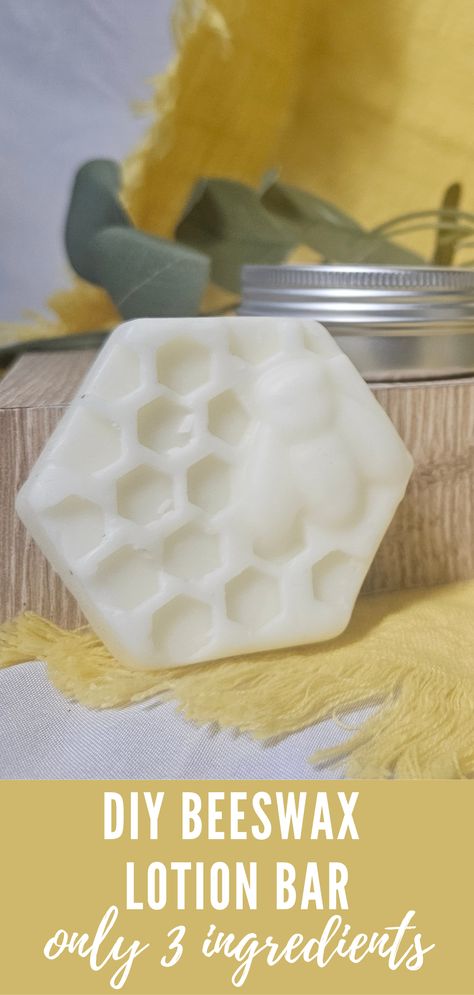 This DIY beeswax lotion bar recipe is a great introduction to creating your own natural products with natural ingredients. Beeswax Diy Projects, Diy Beeswax Lotion, Beeswax Soap Recipe Without Lye, Beeswax Lotion Recipe, Bees Wax Soap Recipe, Honey Lotion Bars, Bees Wax Lotion Bars, Beeswax Lotion Bars Recipe, Beeswax Diy Ideas