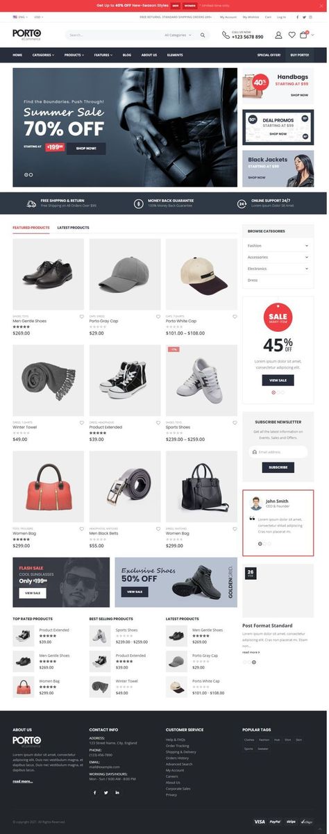 Woo Commerce, Design A Website, Wordpress Templates, Learn Web Development, Ecommerce Website Template, Woo Commerce Wordpress, Shopify Website Design, Dropshipping Store, Ui Design Website