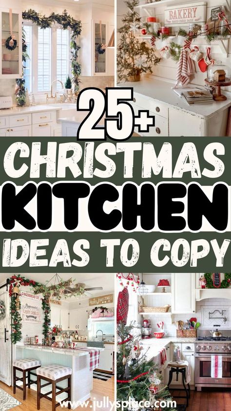 christmas kitchen ideas, christmas kitchen decor, christmas kitchen decorations, christmas decor ideas, christmas decorations Romantic Christmas Decor Ideas, Red White And Turquoise Christmas Decor, Kitchen Light Christmas Decor, Christmas Kitchen Light Decor, Christmas Kitchen Decor Gingerbread, Kitchen Christmas Wreath Ideas, Small Christmas Tree In Kitchen, Decorate Home For Christmas, Christmas Kitchen Window Decor Ideas