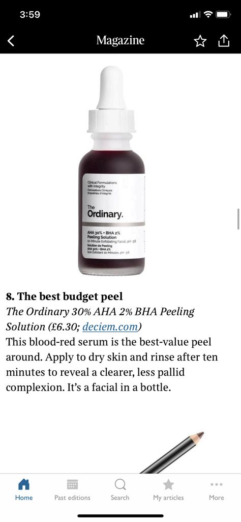 The Ordinary Red Serum, Facial Exfoliator, Beauty Diy, Blood Red, Best Budget, Diy Beauty, Glow Up?, Dry Skin, The Ordinary