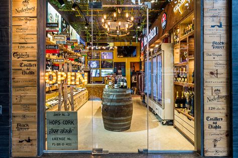 Liquor Store Signage, Liquor Shop Design, Liquor Store Design Interiors, Beer Shop Design, Liquor Store Design, Wine Store Design, Wine Boutique, Store Signage, Liquor Shop