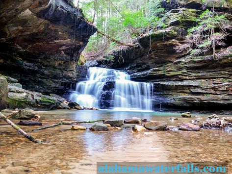 Alabama Waterfall Road Trip, Camping In Alabama, Alabama Waterfalls, Summer Places, Prattville Alabama, South Usa, Waterfall Sounds, Alabama Vacation, Great American Road Trip