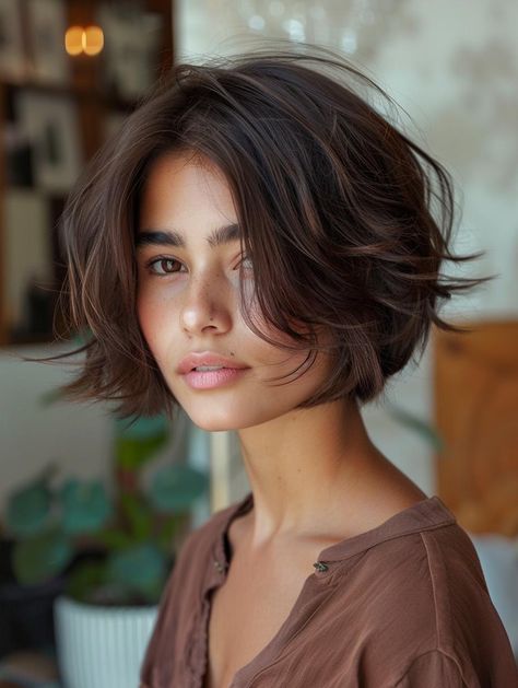 Master the Chic French Bob Haircut Bob Hair 2024, Layered French Bob, Short Bob With Layers, Braids In A Ponytail, Fancy Hairdos, French Bob Haircut, French Haircut, Bob Haircut Curly, French Bob