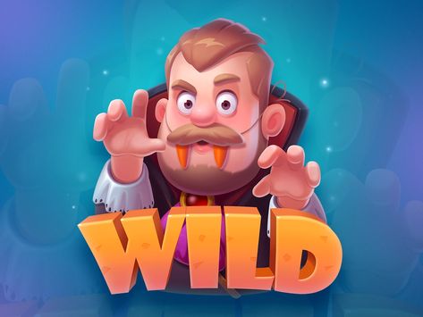 Wild Symbol by NestStrix on Dribbble Wild Symbol, Candy Games, Mobile Art, Game Illustration, Wild Game, Z Arts, Symbol Design, Unicorn Design, Game Icon