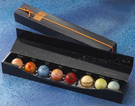 9 Ball Planetary Pool Ball Set - Imgur Chocolate Galaxy, Japanese Chocolate, Galaxy Chocolate, Rum Raisin, Chocolate Packaging, Solar System, Truffles, Nom Nom, Chocolates