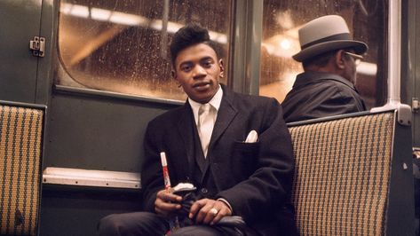 Legendary photographer Danny Lyon’s photographs of commuters in the ’60s are on view for the first time at a Brooklyn subway station. Danny Lyon, Alfred Eisenstaedt, New York Subway, Nyc Subway, Color Film, Photo A Day, Photo Essay, Rare Photos, First Photo