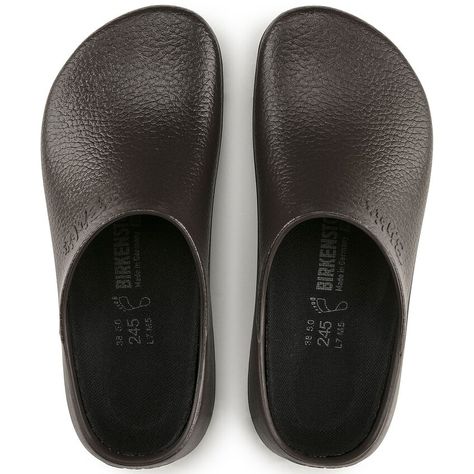 A Professional Collection favorite, the Super Birki clog puts comfort to work in just your color. Fluid-resistant PU and added traction makes it a fit for healthcare, hospitality and wherever you need extra help getting the job done. Wash and disinfect the clog at up to 140°F and its removeable footbed at up to 86°F. The style is grounded in trusted anatomic support—feel the footbed and you'll feel the difference after long hours on your feet.   Replaceable contoured cork-latex footbed, washable at up to 86°F  Fluid-resistant PU upper, easy to clean   Textile footbed lining  Durable PU outsole with tractor-style edges for added traction Stethoscope Case, Shop On Pinterest, Stethoscope Accessories, Starting Something New, Dress Wind, Super Birki, Shoes Everyday, Roll Dress, Emergency Bag