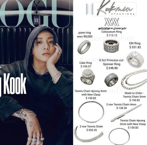 Jungkook for VOGUE Korea (October) Jungkook Fashion, Rose Clothing, Jungkook Songs, Expensive Clothes, Army Girl, Blackpink And Bts, Jungkook Abs, Vogue Korea, Pave Ring