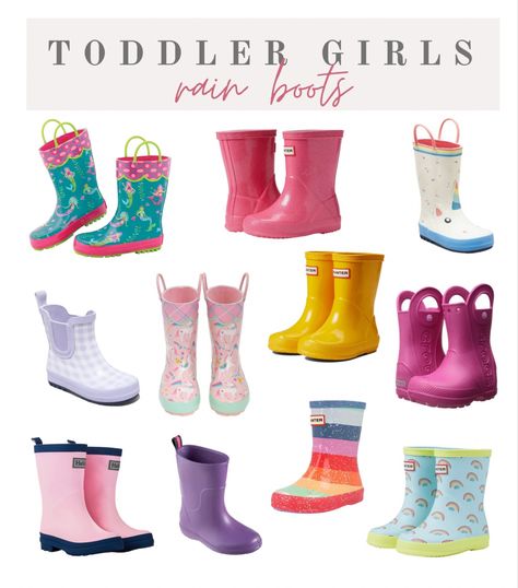 Rain boots for toddler girls in fun prinnts and colors for puddle jumping this spring. Follow my shop @KristinMaierHome on the @shop.LTK app to shop this post and get my exclusive app-only content! #liketkit #LTKunder50 #LTKFind #LTKkids #affiliatelink #toddlerfashion #toddlergirl #toddlerstyle #rainboots #kidsfashion #kidsrainboots #raingear #rainyday #spring @shop.ltk https://liketk.it/44xBa Spoiled Baby Girl, Girls Rain Boots, Weather Books, Toddler Rain Boots, Kids Rain Boots, Rain Gear, Girls Boots, Kids' Fashion, Toddler Fashion