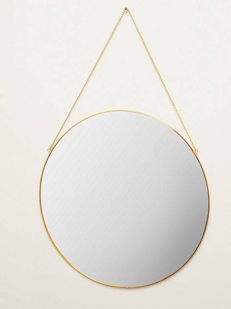 Blue Hallway, Round Gold Mirror, Circle Mirror, Mirror Large, Mirror Hanging, Circular Mirror, London Flat, Hanging Wall Mirror, Oval Mirror