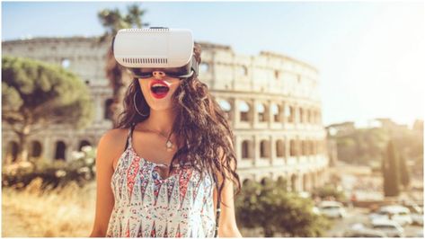 The Ancient World through virtual reality Augmented Virtual Reality, Virtual Reality Technology, Virtual Travel, Vr Experience, Virtual Reality Headset, Ancient World, Celebrity Design, Medical Technology, Vr Headset