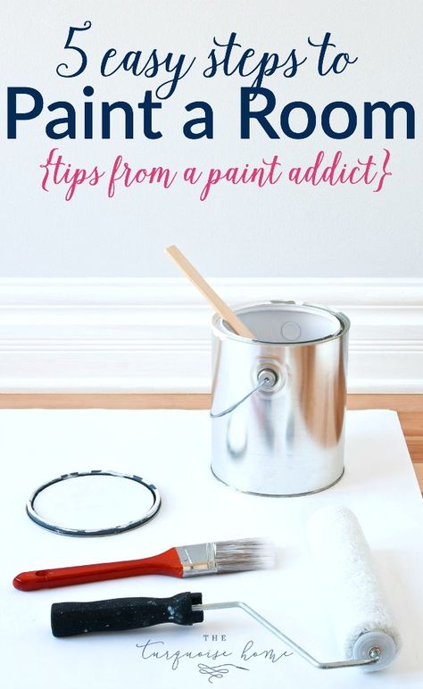 Steps To Painting A Room, Painting Room Tips, House Painting Tips, Painting A Room, Room Tips, Diy Wand, Small Closet, Décor Diy, Paint Colors For Home