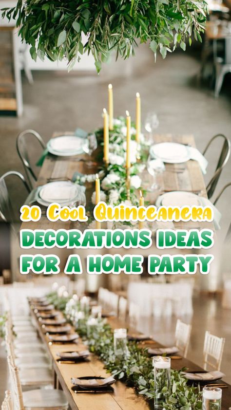 Alternative Quinceanera Ideas, Quince Party Ideas At Home, Quinceanera Reception Decorations, Quinceanera At Home Party Ideas, Quinceanera Party Ideas Decorations, Home Quinceanera Ideas, Backyard Quinceanera Ideas Decoration, At Home Quinceanera Ideas, Modern Quinceanera Ideas