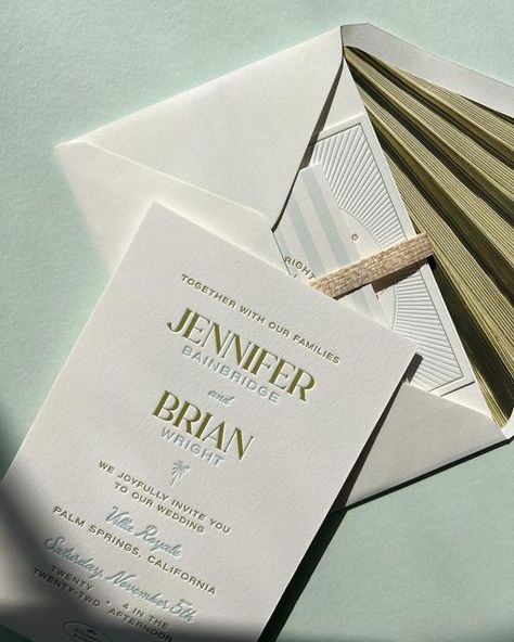 Britt Junod Rohr • Swell Press on Instagram: "one of my favorite new collection suites, ‘matchbook’ and all 🌴🌵(+ a few more📱📷) #swellpresscollection" Blue And Sage Wedding, Swell Press, Mid Century Modern Wedding, Wedding Graphics, Bahamas Wedding, Sage Wedding, Cabo Weddings, Palm Springs Wedding, Letterpress Wedding Invitations