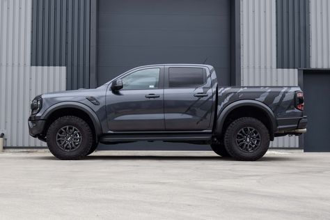 Ford Ranger Raptor 2023 Ford Ranger Raptor 2023, New Ford Ranger, 2023 Ford Ranger, Ford Ranger Raptor, Vw Amarok, Drift Cars, Car Wrap, Ford Ranger, Matte Black