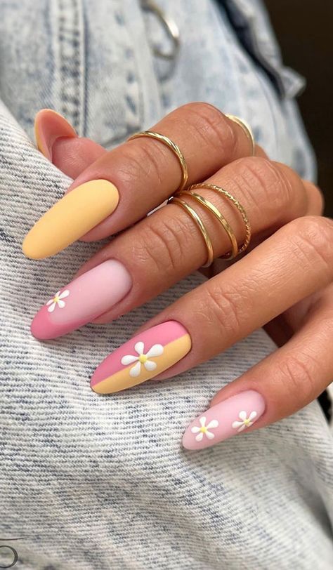 spring nails colors, spring nails ideas, classy spring nail designs, spring nails short, spring nails Acrylic, spring nail designs for short nails, spring nails 2023, cute spring nails 2023, pastel nails, floral nails Spring Nail Polish Colors, Cute Spring Nails, Nails Short, Cute Spring, Yellow Nails, Nail Designs Spring, Spring Inspiration, Nail Polish Colors, Spring Colors